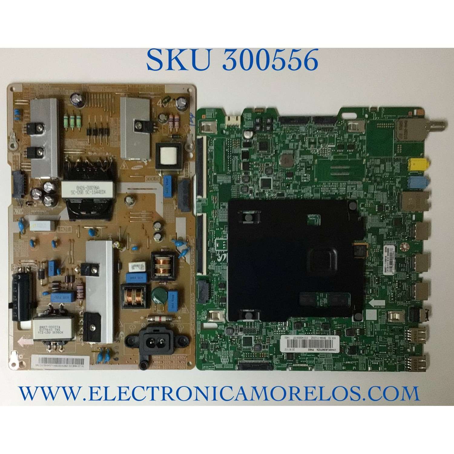 KIT DE TARJETAS PARA TV SAMSUNG / NUMERO DE PARTE MAIN BN94-11233Z / BN41-02528A / BN97-11591A / BN9411233Z / NUMERO DE PARTE FUENTE BN94-10711A / L40S5B_KVD / BN9410711A / PANEL CY-GK040HGLV3H / DISPLAY LSF400FN05-L03 / MODELO UN40KU6290 / UN40KU6290FXZA FB02